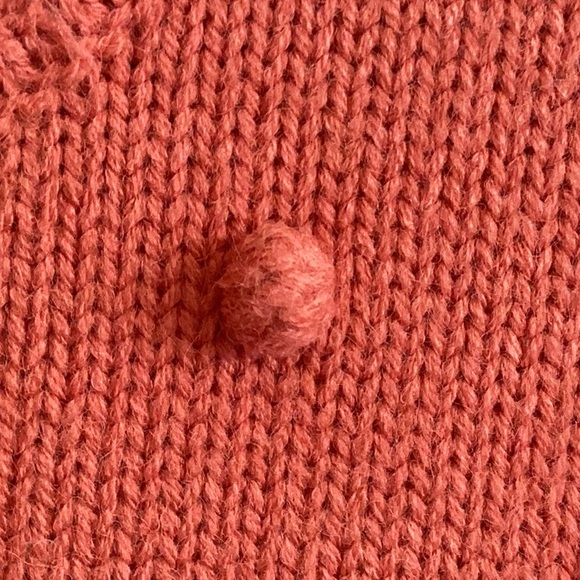 NWT BB DAKOTA X STEVE MADDEN PERSIMMON PINK BUBBLE SLEEVE SWEATER M - Picture 7 of 10